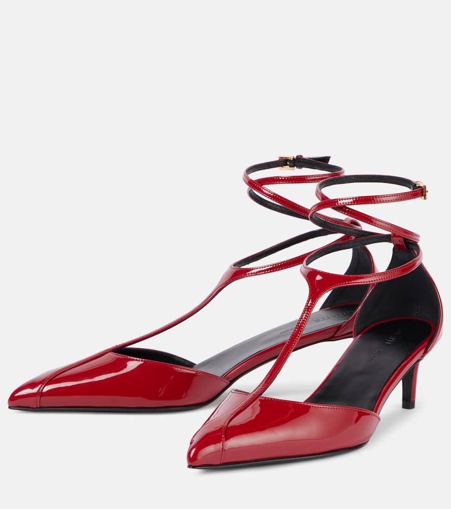 Khaite Mia 45 patent leather pumps