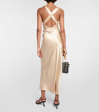 Khaite Milo silk charmeuse midi dress