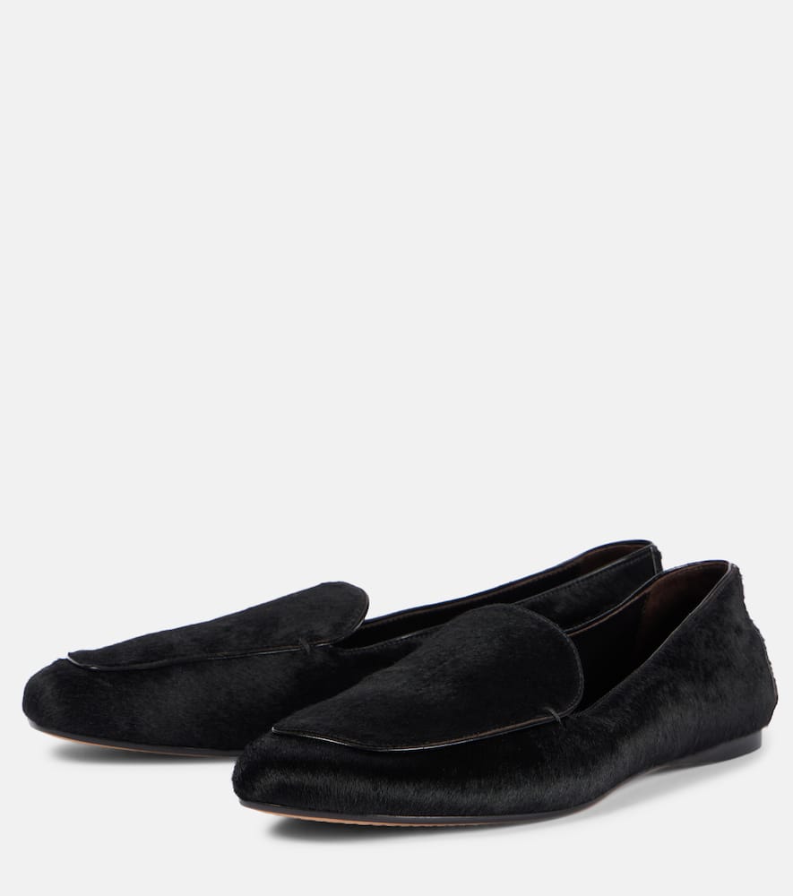 Khaite Monroe calf hair loafers