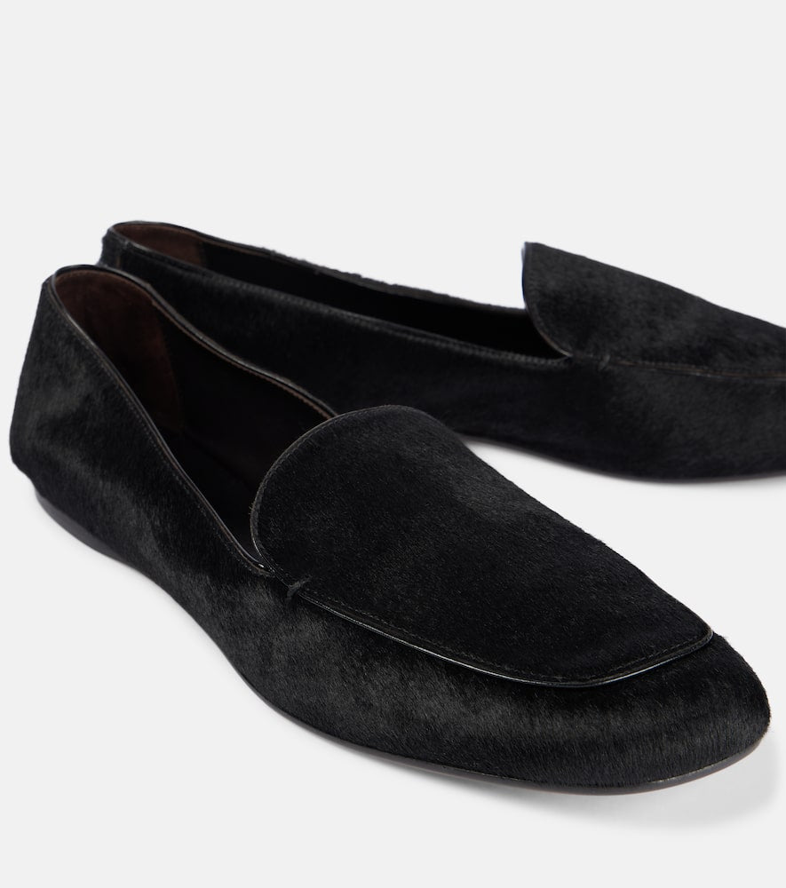 Khaite Monroe calf hair loafers