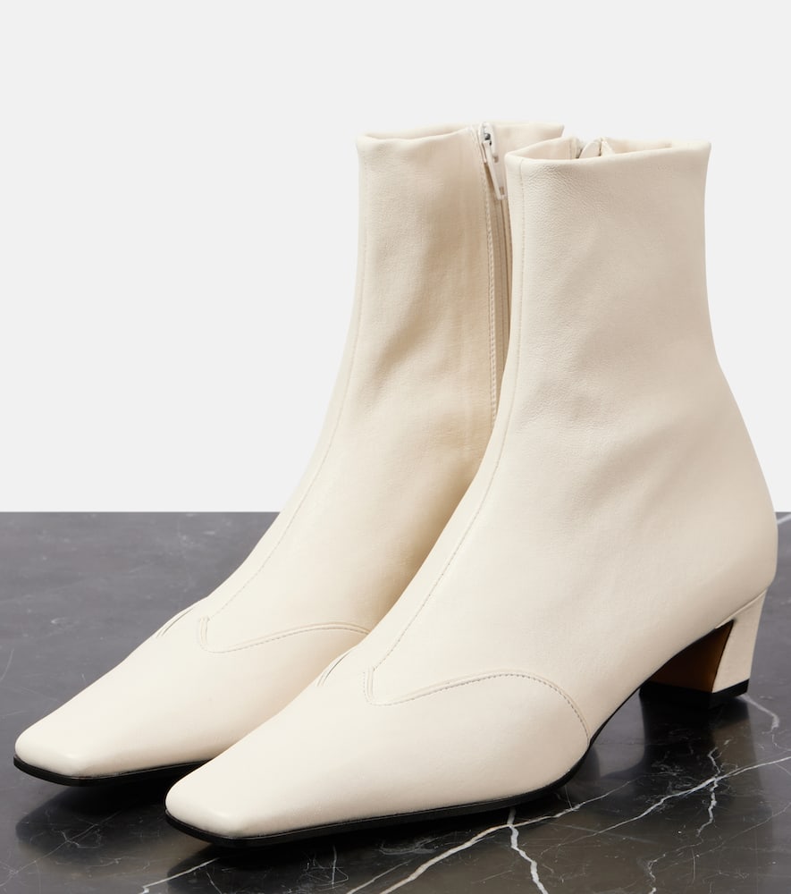 Khaite Nevada 40 leather ankle boots