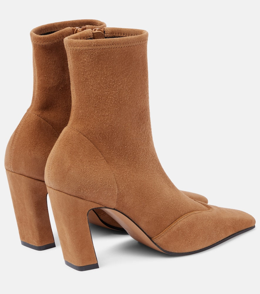 Khaite Nevada suede ankle boots