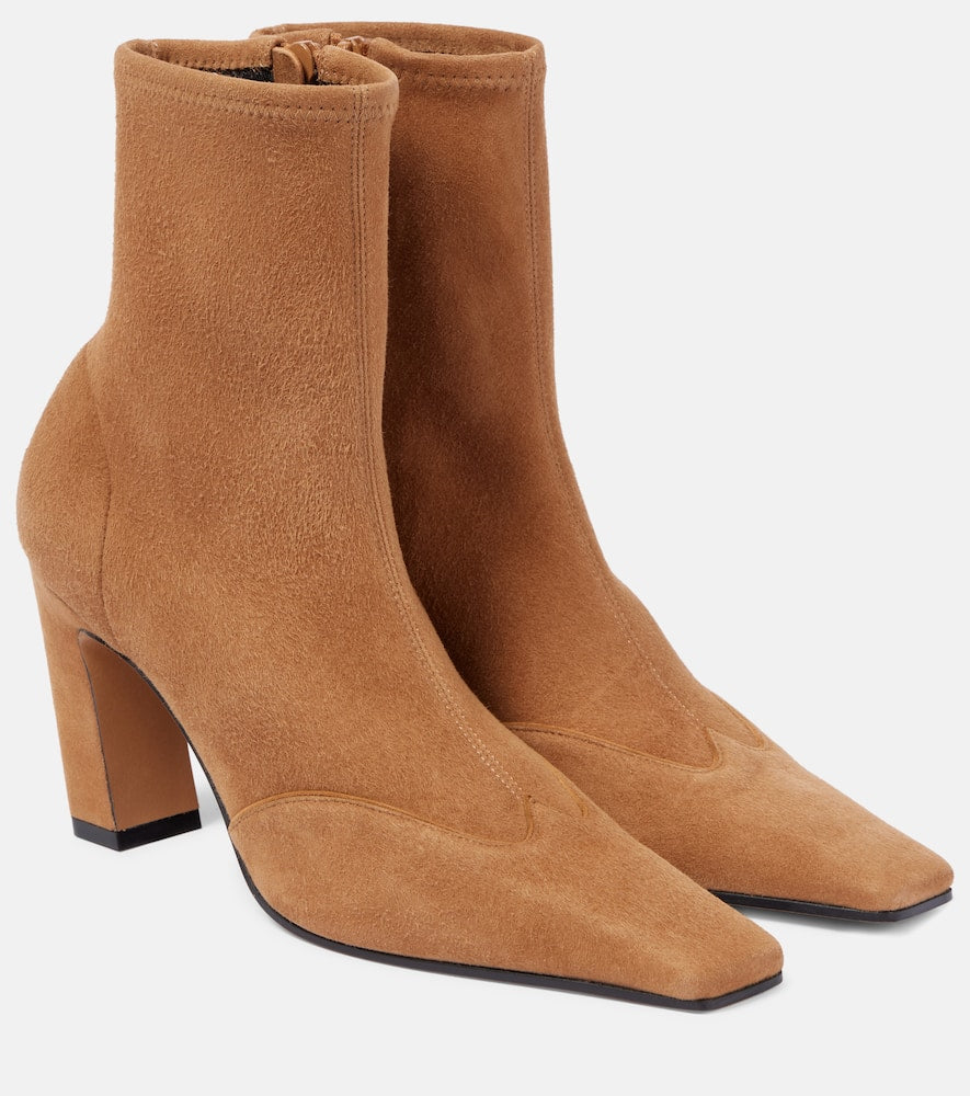 Khaite Nevada suede ankle boots