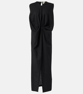 Khaite Niel wool and mohair maxi dress