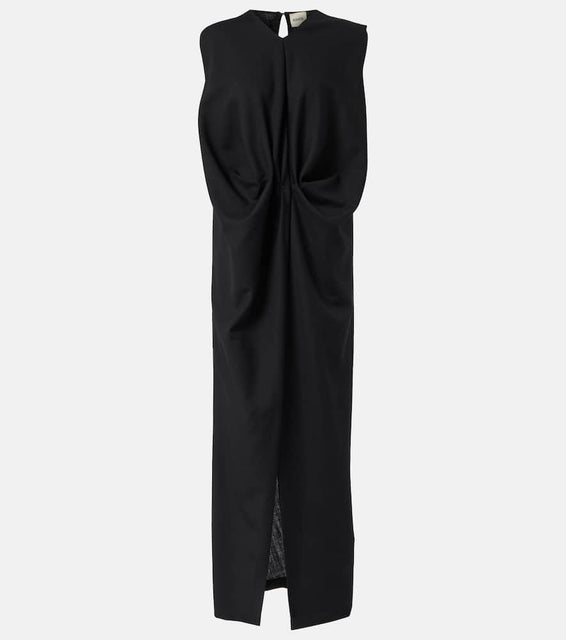 Khaite Niel wool and mohair maxi dress