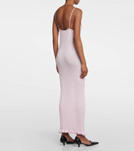 Khaite Nolita ribbed-knit slip dress