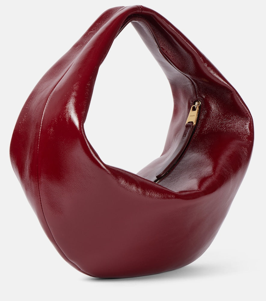 Khaite Olivia Medium patent leather shoulder bag