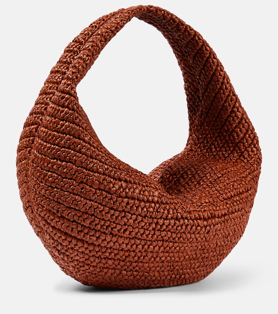 Khaite Olivia Medium raffia shoulder bag