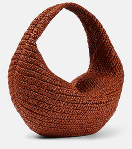 Khaite Olivia Medium raffia shoulder bag