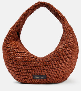 Khaite Olivia Medium raffia shoulder bag. Shop Khaite Shoulder Bags for women now.