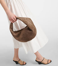 Khaite Olivia Medium suede tote bag
