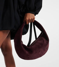 Khaite Olivia suede shoulder bag