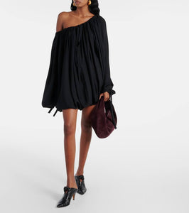 Khaite Olivia suede shoulder bag