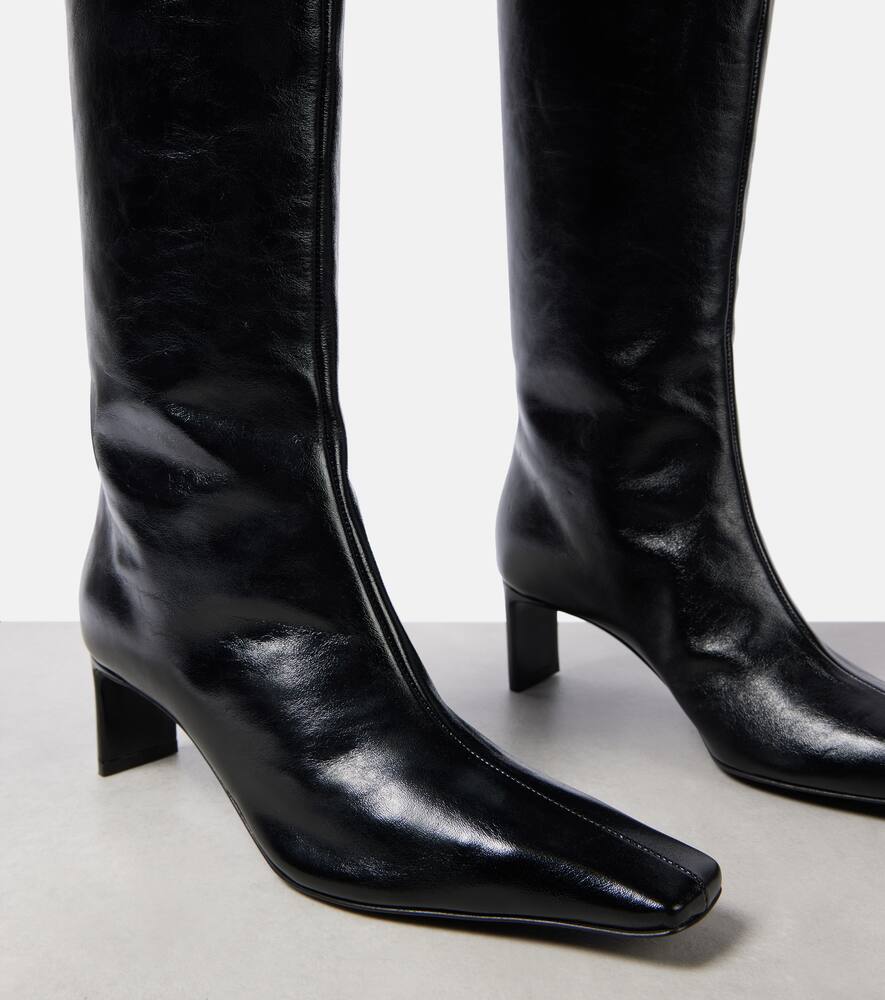 Khaite Ona 55 leather knee-high boots