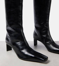 Khaite Ona 55 leather knee-high boots