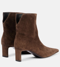 Khaite Ona 55 suede ankle boots