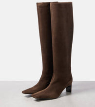 Khaite Ona 55 suede knee-high boots