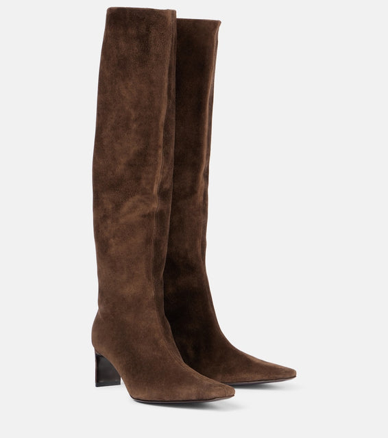 Khaite Ona 55 suede knee-high boots