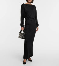 Khaite Oron ruched jersey maxi dress