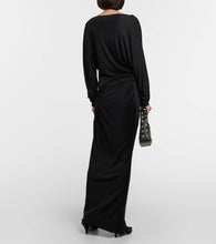 Khaite Oron ruched jersey maxi dress