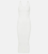 Khaite Ottilie cotton-blend midi dress
