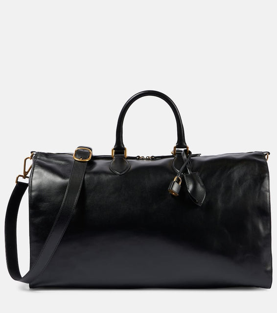 Khaite Pierre leather duffel bag. Shop Khaite Tote Bags for women now.