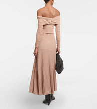 Khaite Rebecca off-shoulder maxi dress