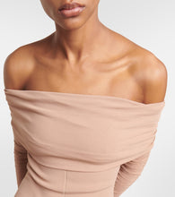 Khaite Rebecca off-shoulder maxi dress