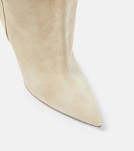 Khaite River suede knee-high boots