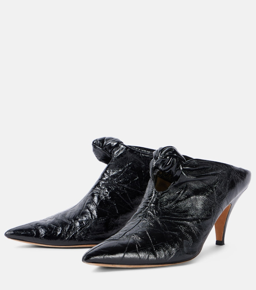 Khaite Rowan leather mules