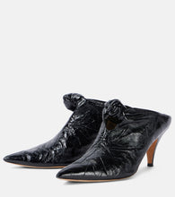 Khaite Rowan leather mules