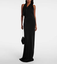 Khaite Roza draped jersey gown