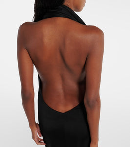 Khaite Roza draped jersey gown