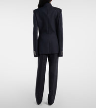 Khaite Samuel chalk stripe wool-blend jacket