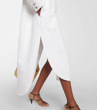 Khaite Seffi cotton shirt dress