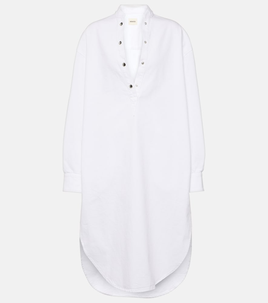 Khaite Seffi cotton shirt dress. Khaite Seffi 棉质衬衫裙