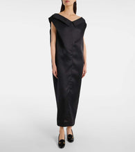 Khaite Selwyn silk gazar maxi dress