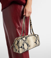 Khaite Simona snake-effect leather shoulder bag