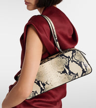 Khaite Simona snake-effect leather shoulder bag