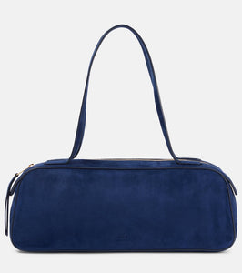 Khaite Simona suede shoulder bag. Shop Khaite Shoulder Bags for women now.