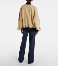 Khaite Spence suede bomber jacket