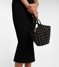 Khaite Strapless ribbed midi dress