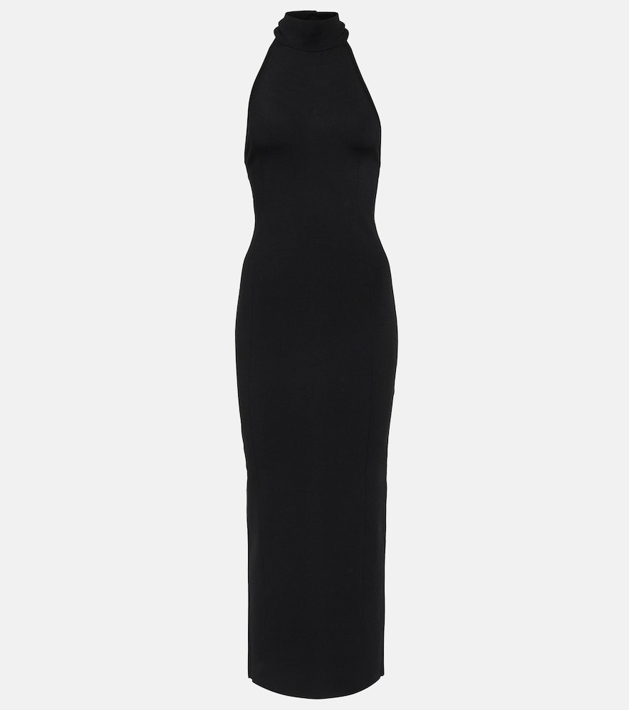Khaite Suzanne ribbed-knit midi dress. Khaite Suzanne 罗纹针织中长连衣裙
