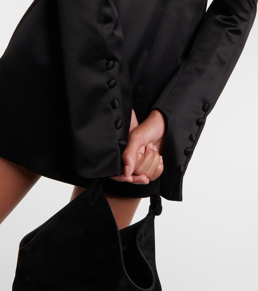 Khaite Tate satin minidress