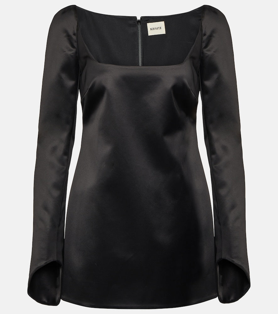 Khaite Tate satin minidress. Khaite Tate 缎面迷你裙