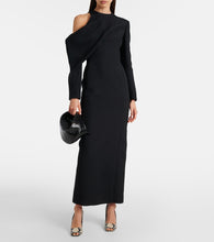 Khaite Tray asymmetric maxi dress