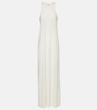 Khaite Vernetta cotton-blend jersey maxi dress. Khaite Vernetta 棉混纺针织长裙