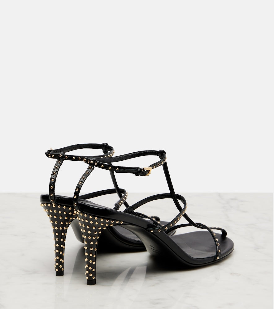 Black Khaite Cage 75 studded leather sandals - Heeled Sandals