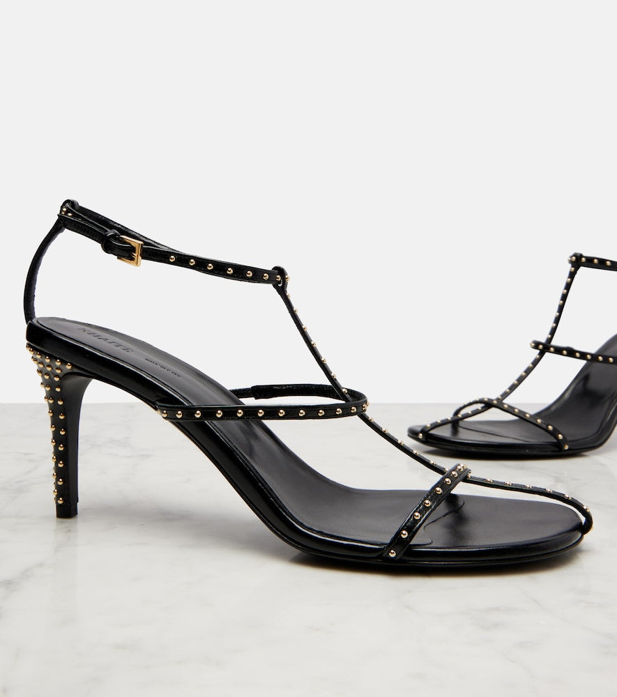 Black Khaite Cage 75 studded leather sandals - Heeled Sandals