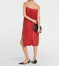 Khaite Yara cotton-blend midi dress